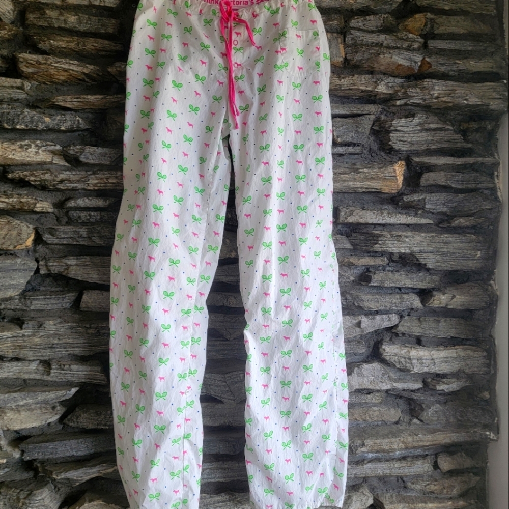 Victoria's Secret Love Pink sleepwear cotton PJ pants bottoms size M